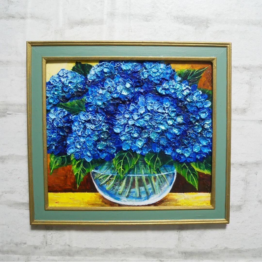 油絵 油彩 油彩画 絵 絵画【梅雨の雨】