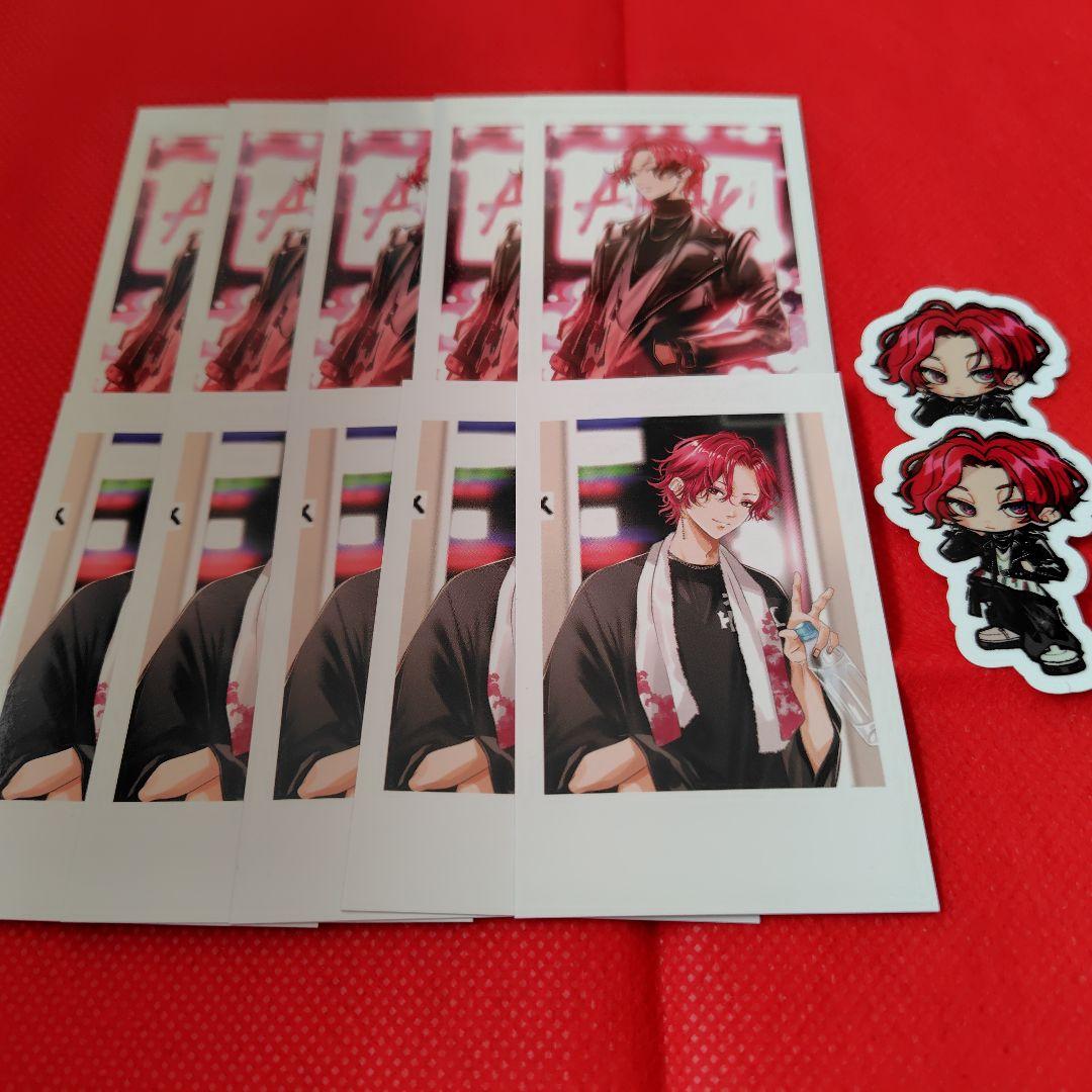 あらき 歌い手 チェキ ステッカー helix