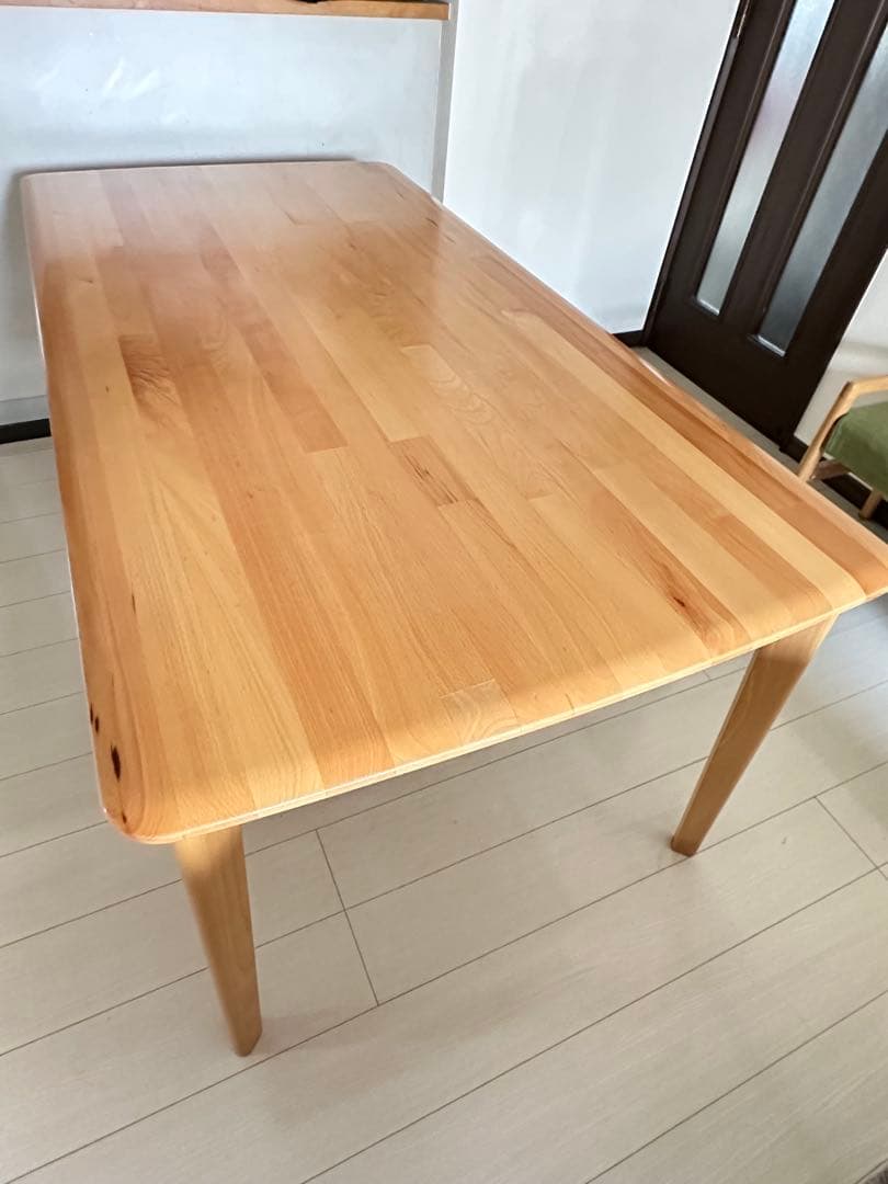 ニトリ　ダイニングテーブル　Nコレクション　T-01 165 ナチュラル