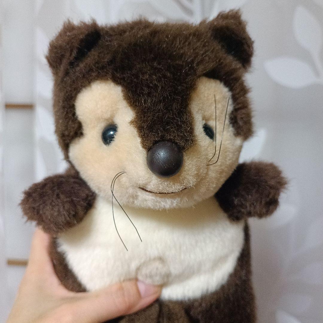 たぬきのたま吉 ぬいぐるみ 昭和レトロ ファースト社 たまきち 当時物