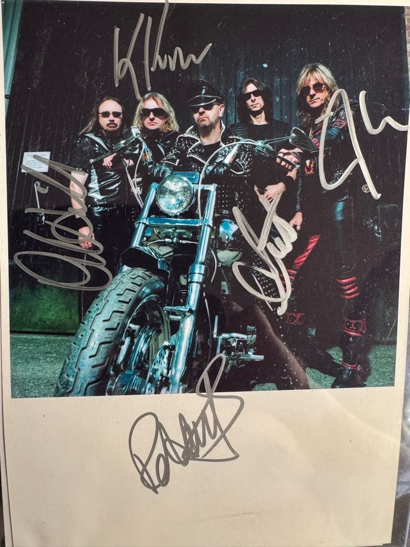 Judas Priest サイン入りポスター日本公演限定ジューダスプリースト