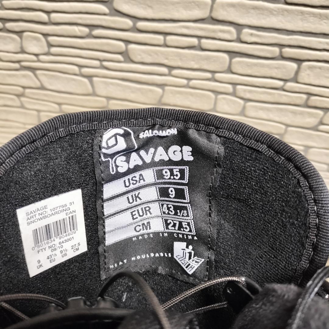 サロモン (SALOMON) SAVAGE スノーボードブーツ 27.5cm