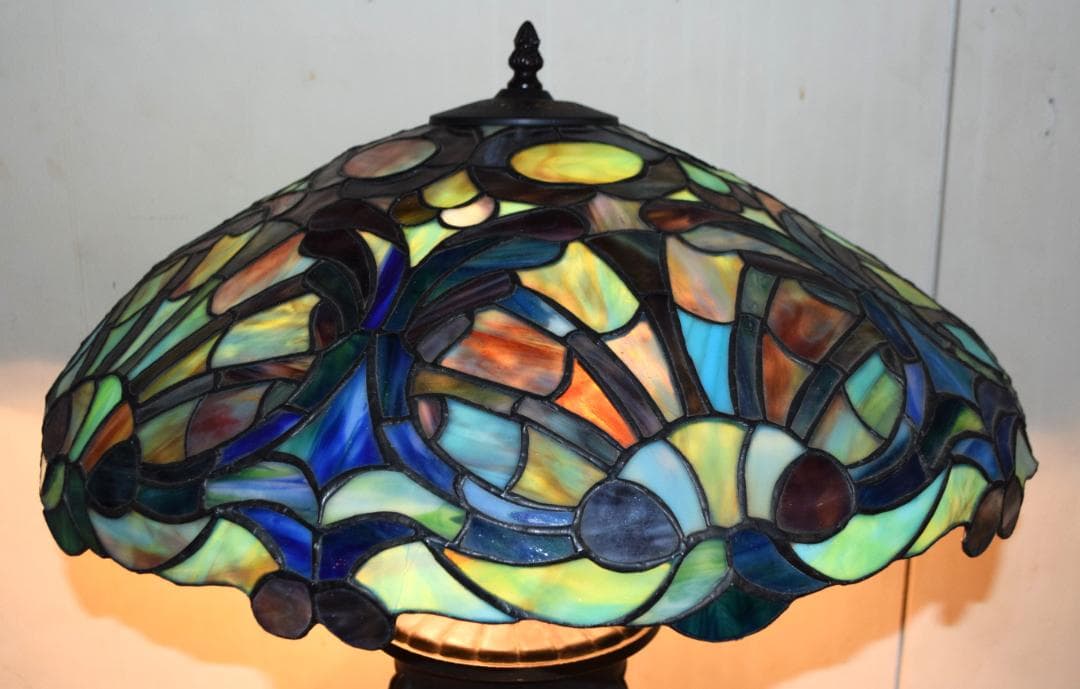 ヴィンテージ ドイツ製 ステンドグラス・ランプ