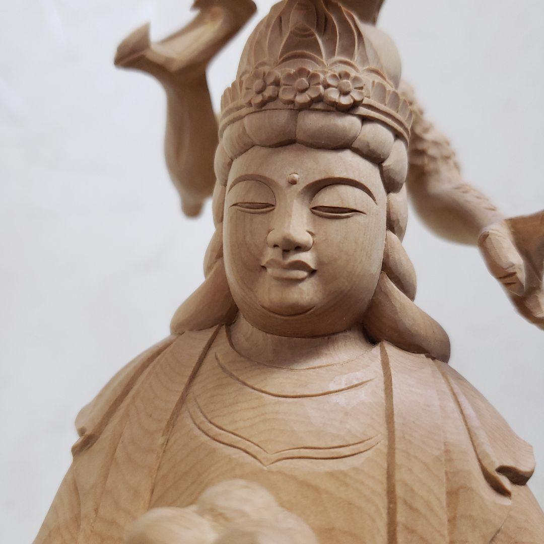 Bフライデー蔵出し特価中希少仏像☆柘植 白山大権現7寸立白山