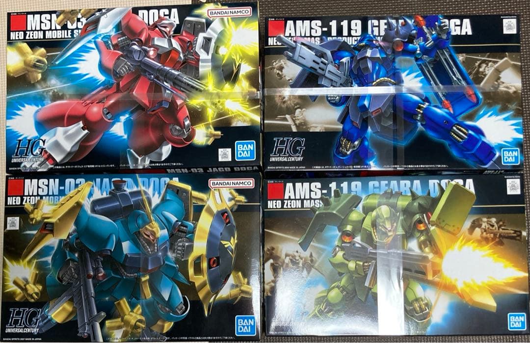 バンダイ HG ヤクト・ドーガ ギラ・ドーガ 4点セット HGUC ギラ