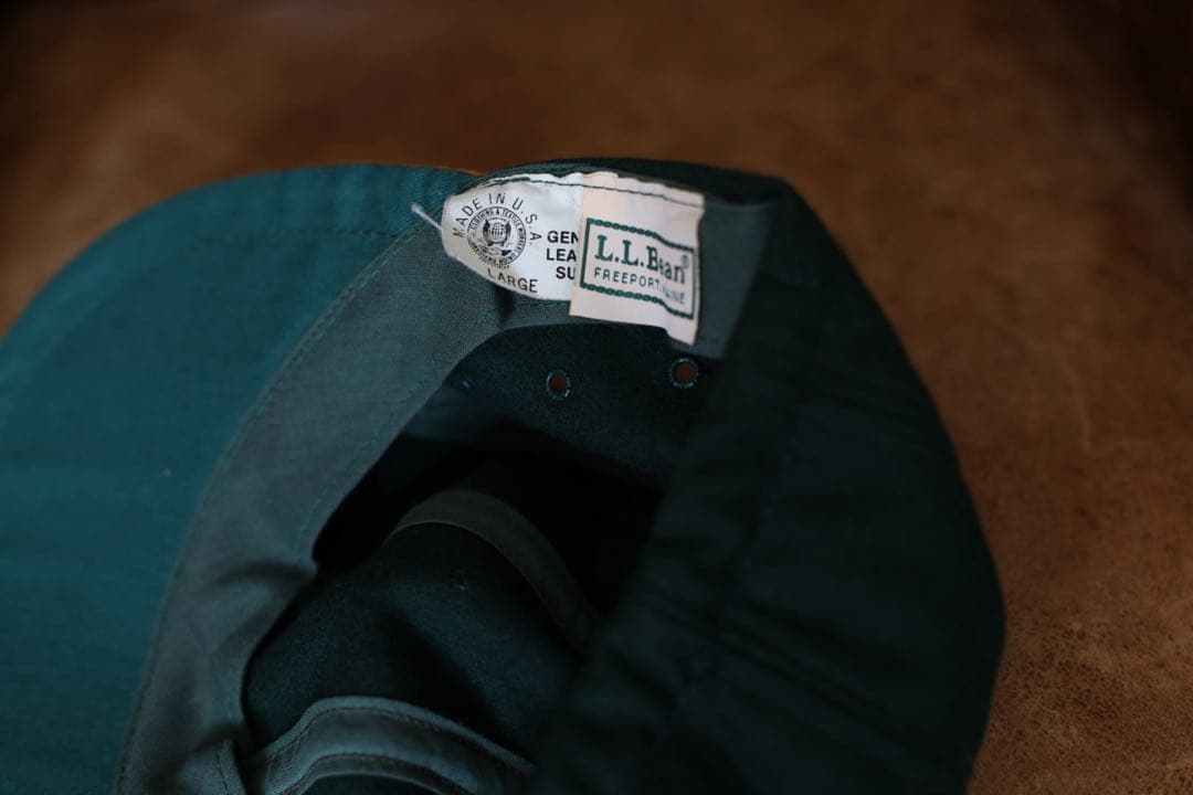 エルエルビーン キャップ ロングビル Quaker Marine Supply 1990's