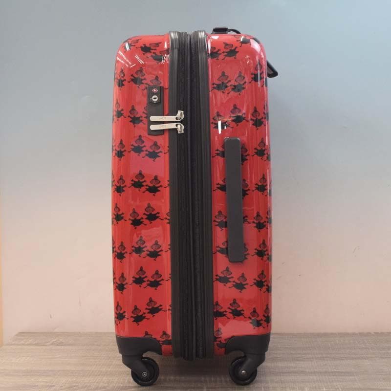 未使用 訳ありリトルミィ スーツケース L ペイズリー 赤 ムーミン