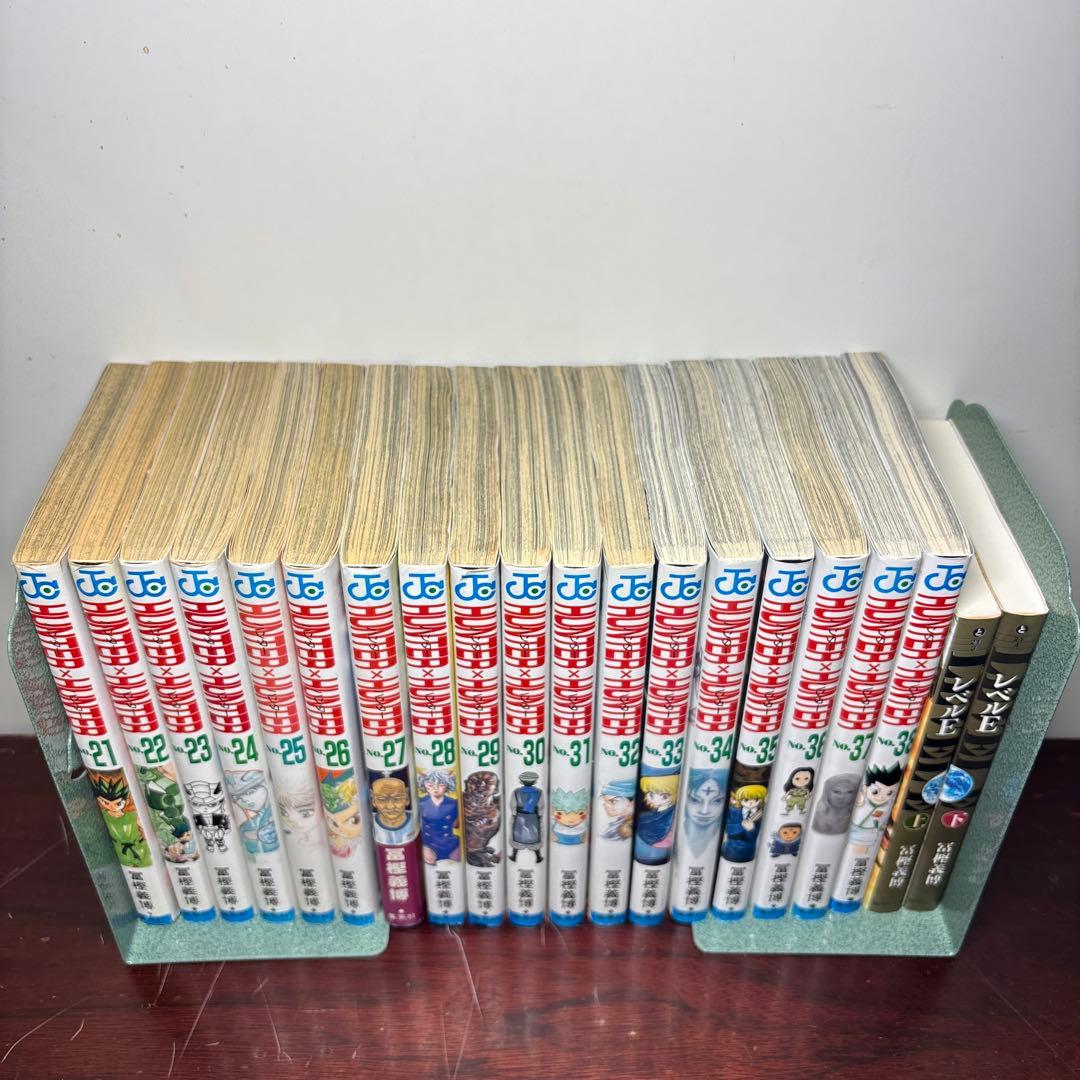 HUNTER×HUNTER 1〜38巻 全巻セット レベルE 文庫版 上下巻付き
