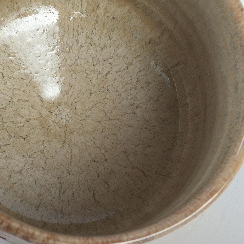 茶道具 京焼 秋峰窯 中村良二作 窯変紅葉絵 茶碗 共布共