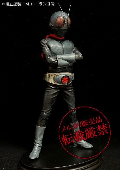 ★ビリケン商会　仮面ライダー旧1号【ソフビキット完成品】