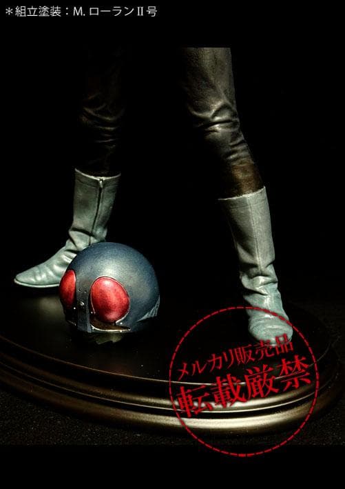 ★ビリケン商会　仮面ライダー旧1号【ソフビキット完成品】