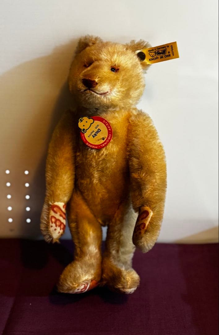 Steiff テディベア Dickyベージュ 約22cm