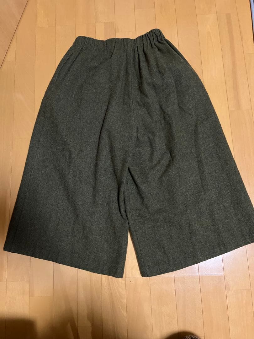 中川政七商店　ウール×ポリエステル　キュロットパンツ　北欧暮らしの道具店