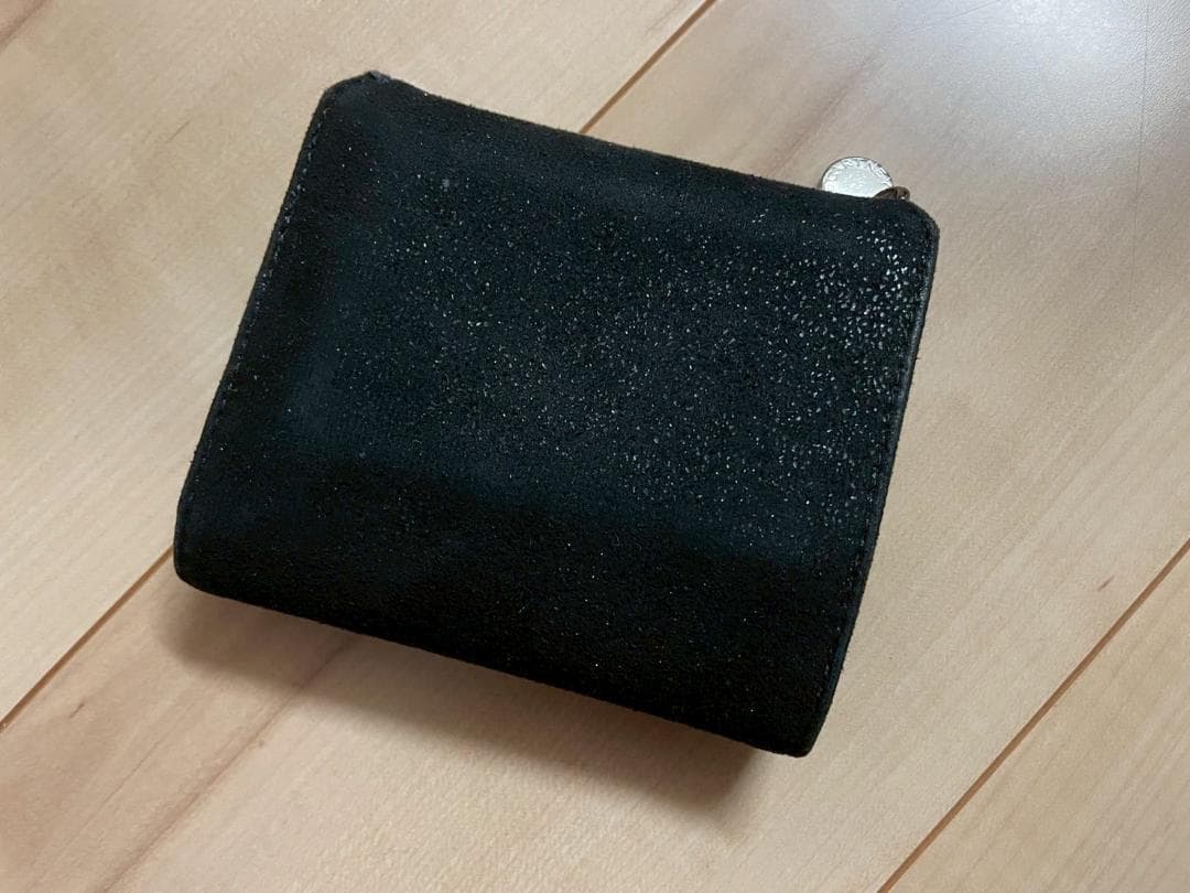 ステラマッカートニー　三つ折り財布　財布 ウォレット コンパクト　ファラベラ　黒