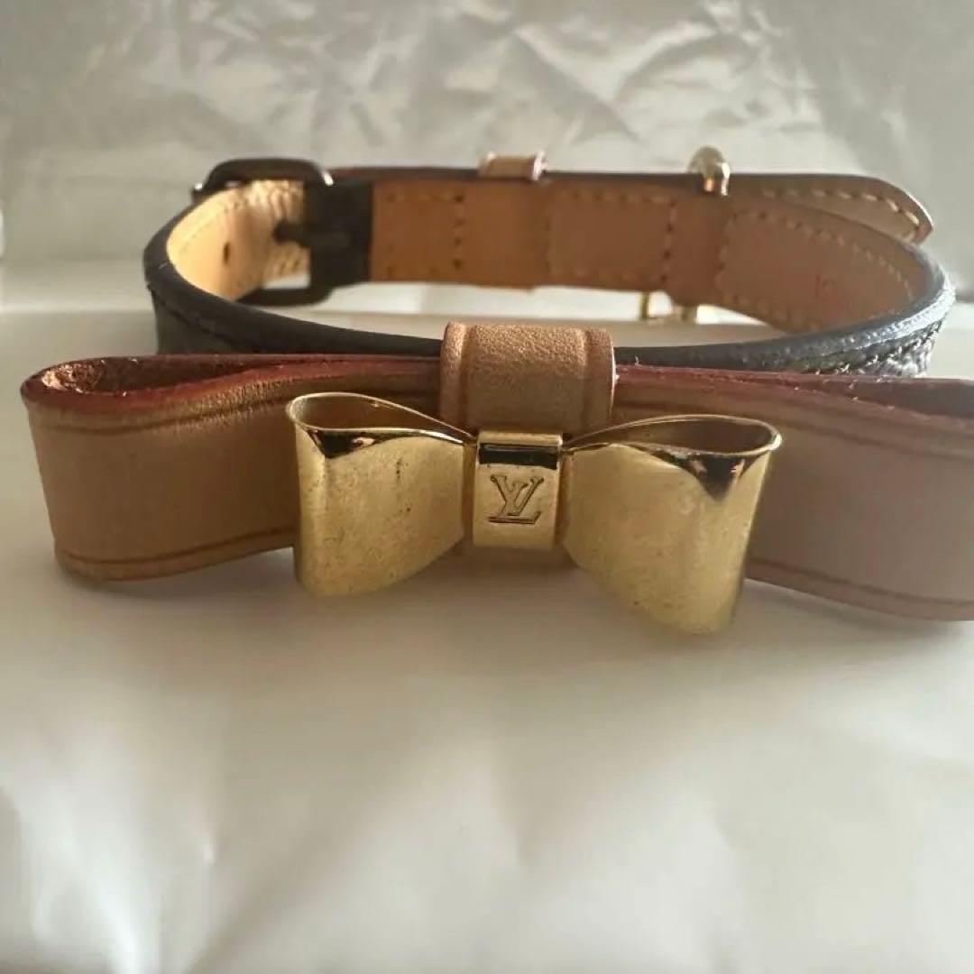 Louis Vuitton リボンデザイン 首輪