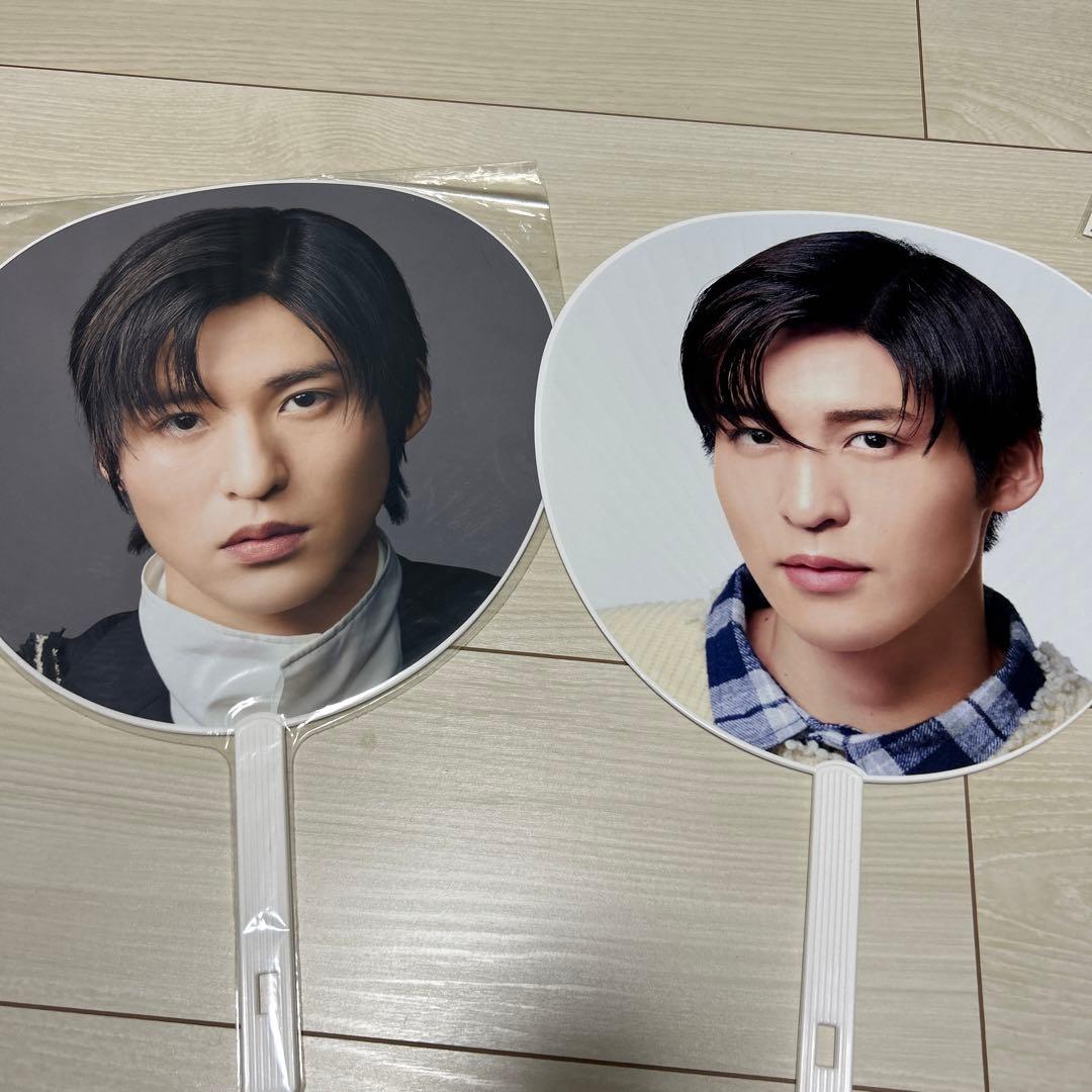 SnowManペンライト 目黒蓮うちわセット - メルカリ