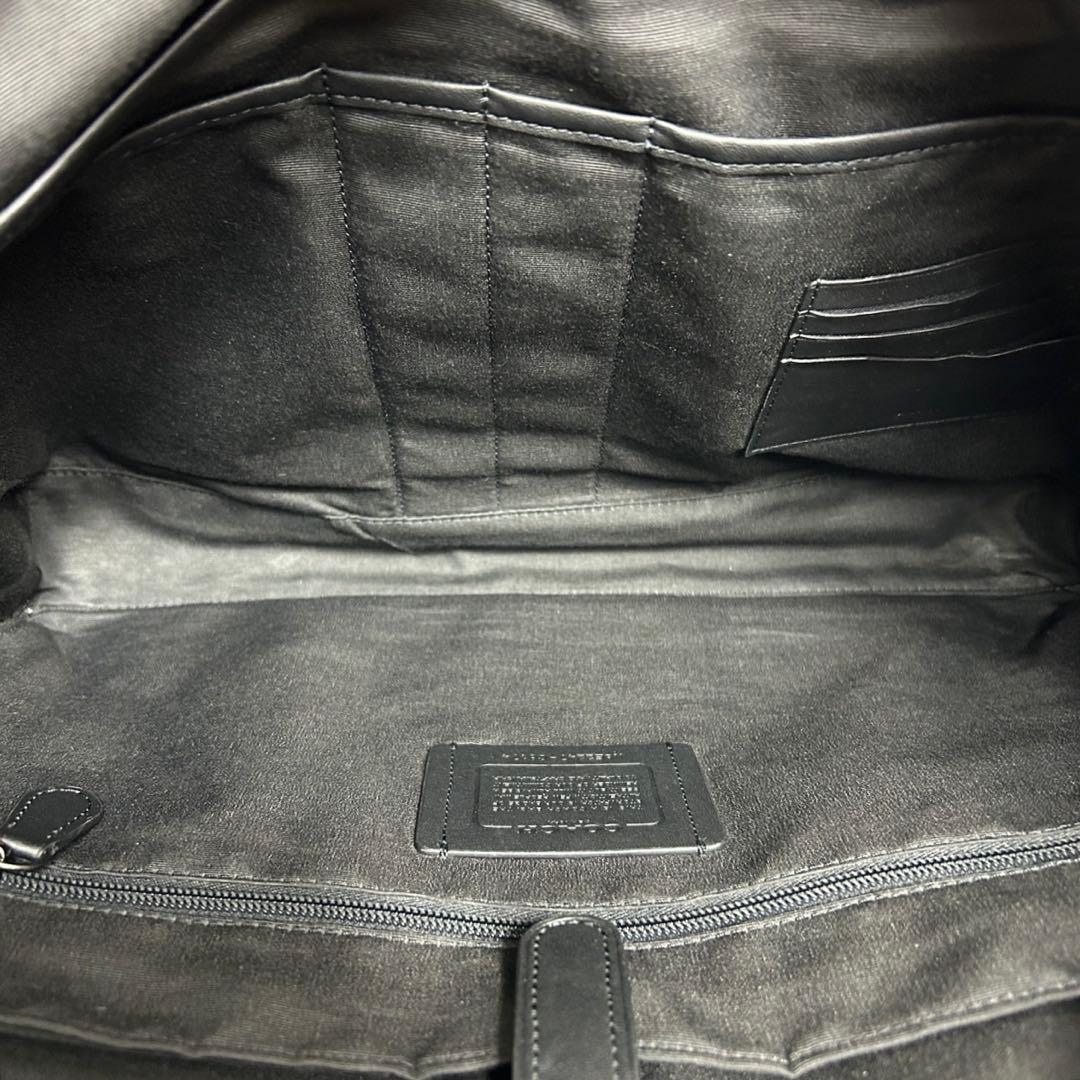 ✅【美品】定価12万　メンテ済み　コーチ　ビジネスバッグ　COACH ネイビー