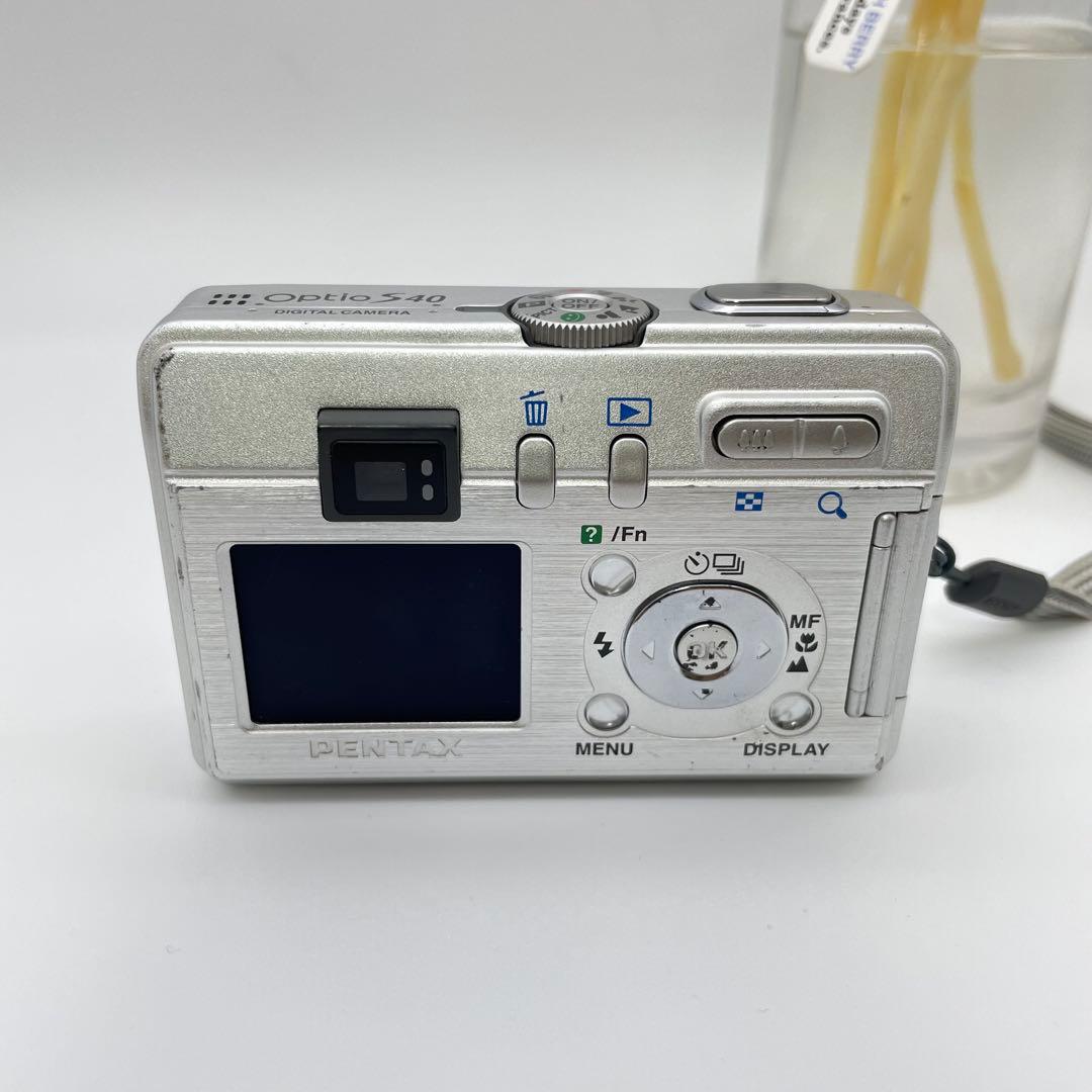 スマホ転送OK✨PENTAX Optio S40✨動作確認済 単三電池 可愛い♪ カメラ