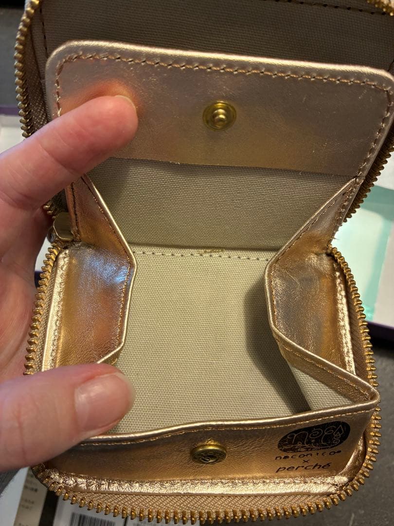 perche×naconico アニマル・ジャバラカードウォレット フクロウ