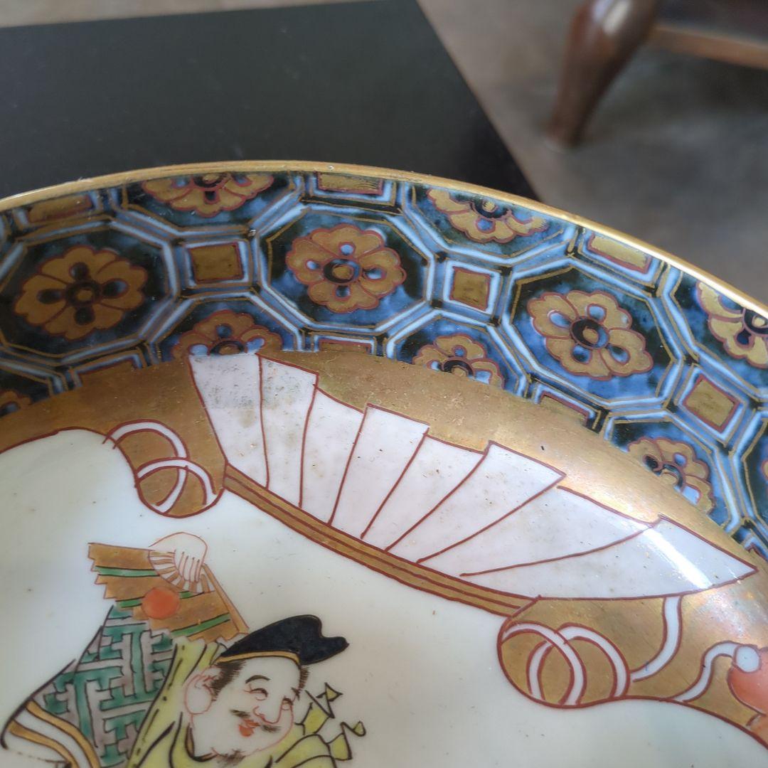 骨董 古伊万里 恵比寿様 染錦 鉢 ③ 金彩 器 アンティーク - メルカリ