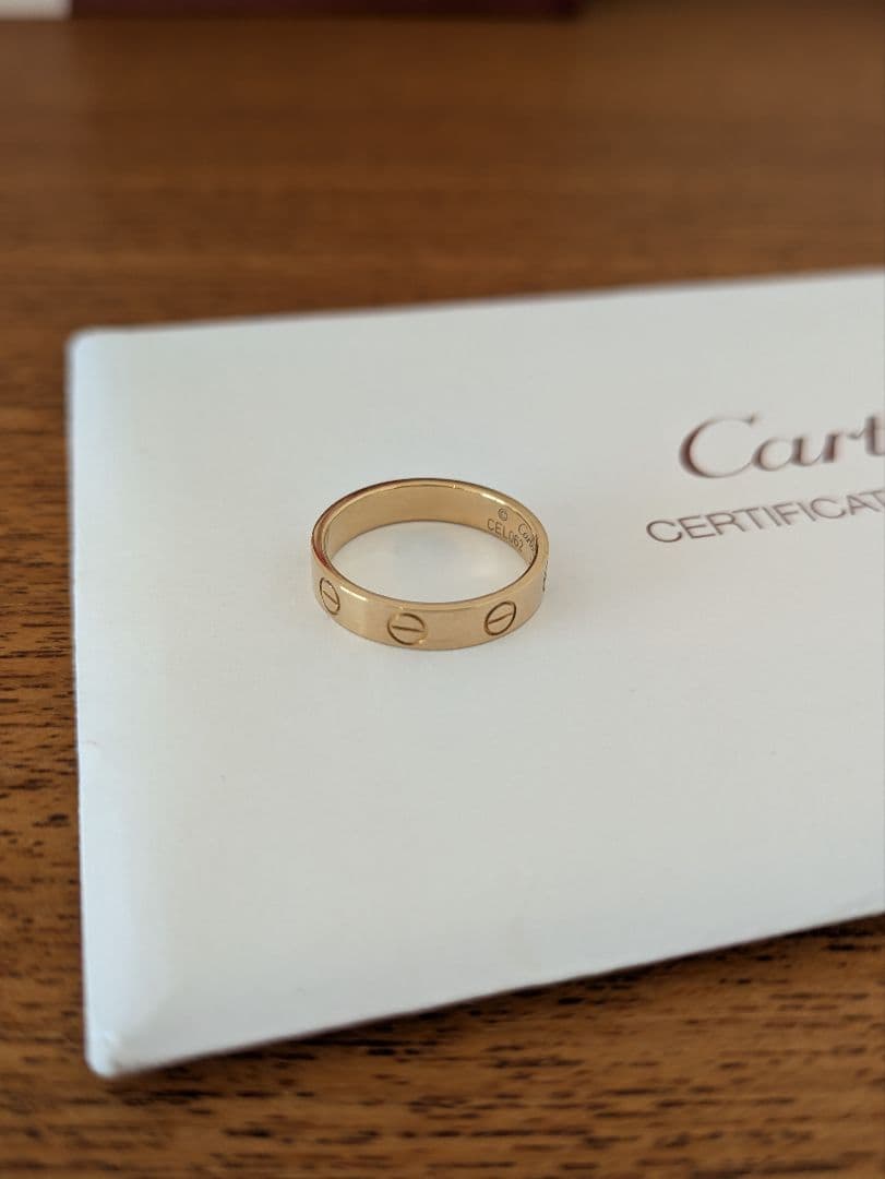 カルティエ Cartier ラブリング LoveRing 18K YG 49