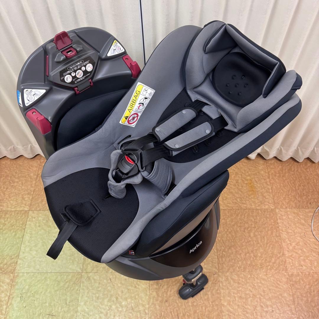 極上クリーニング済☆美品☆新生児OK　アップリカ　ディアターンプラスAB　グレー