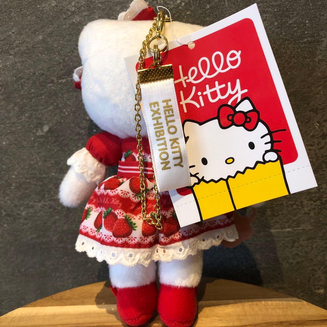 Hello Kitty展 ハローキティ展 いちごドレスマスコットホルダー 京都