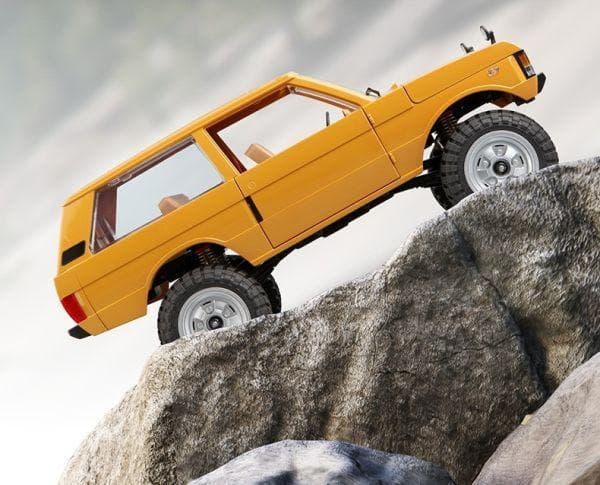 技術基準適合証明済 1/12 初代レンジローバー 黄 MN-1680