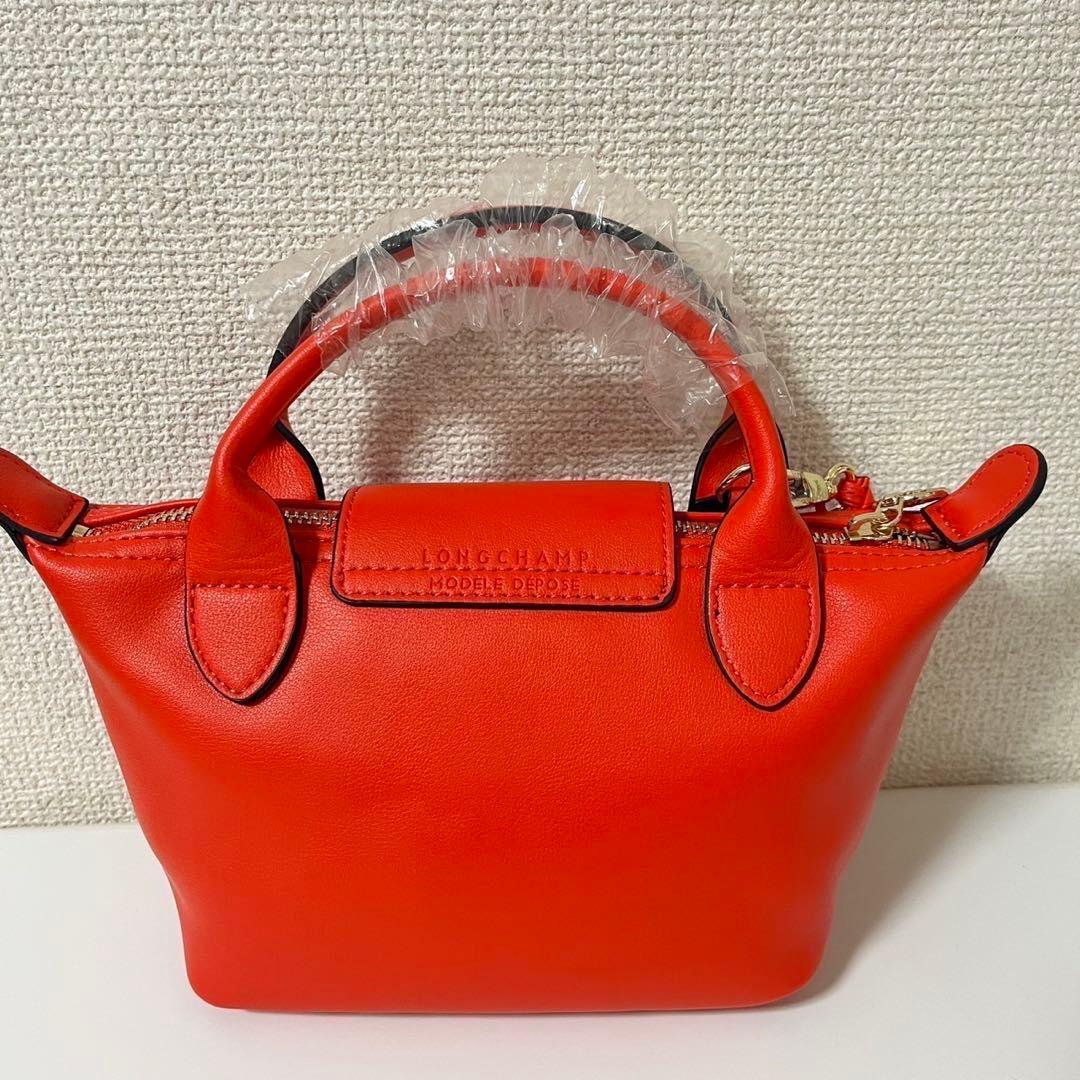 新品】ロンシャン ルプリアージュエクストラ限定作XSレザーブラウン 新