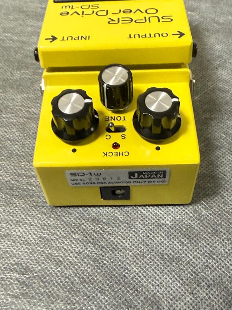 BOSS SD-1W WAZA CRAFT プレートセット sd1w-super-overdrive-waza-