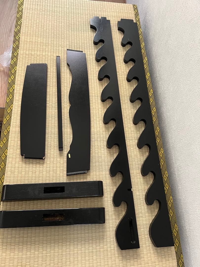 模造刀4本セット、刀掛け台、おまけ