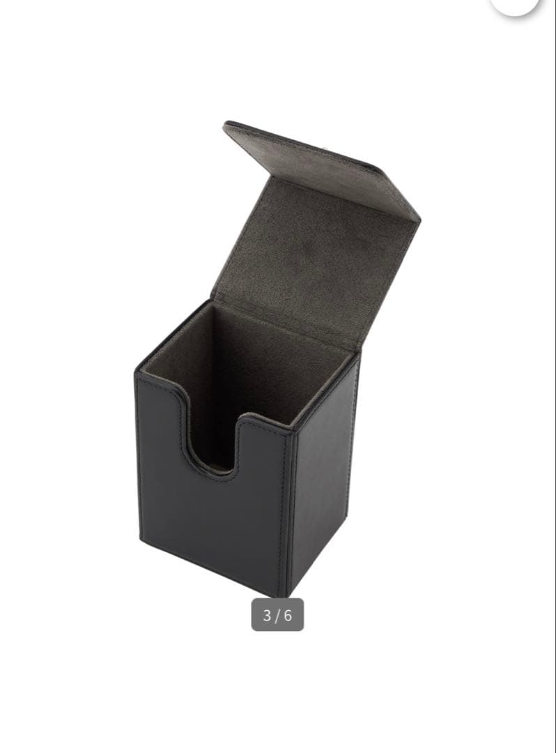 ポケモン 本革フリップデッキケース　ブラッキー