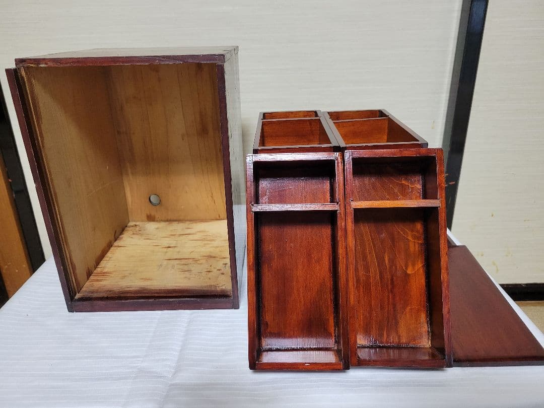 アンティーク　極上伊勢山田　伊勢春慶塗り　弁当箱　重箱 アンティーク 極上伊勢山田 伊勢春慶塗り 弁当箱 重箱