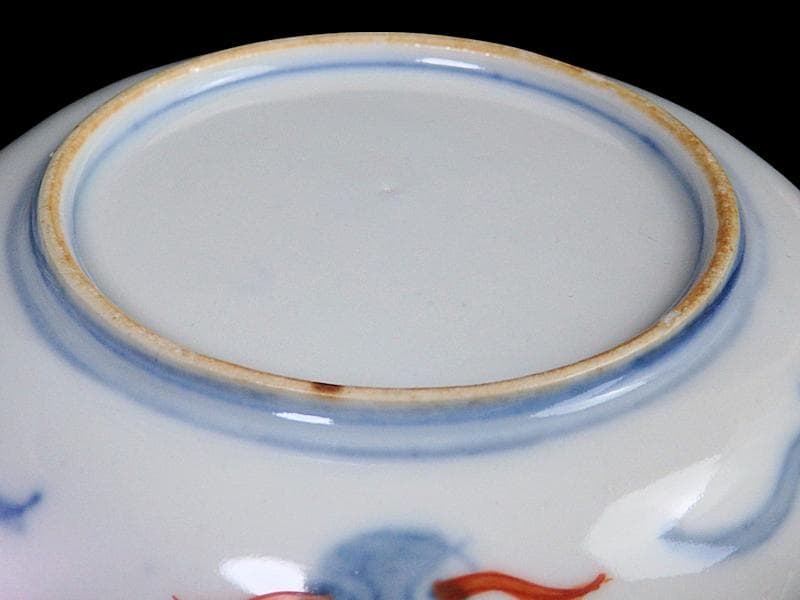 古伊万里 色絵 割絵 花の図 4寸皿 4枚 3164AS-CWu - メルカリ