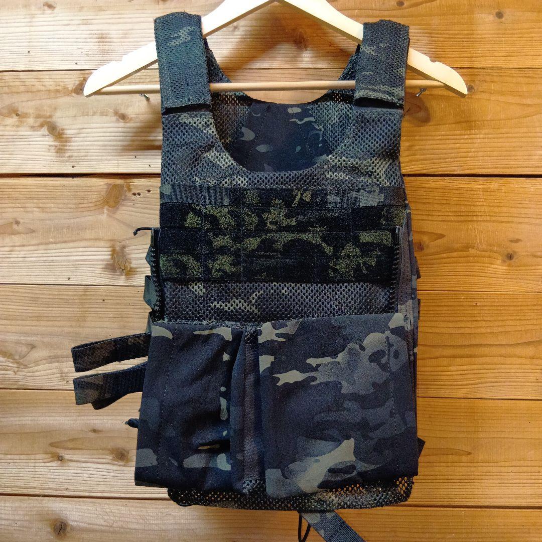 迷彩タクティカルベスト サバゲー用 即日発送