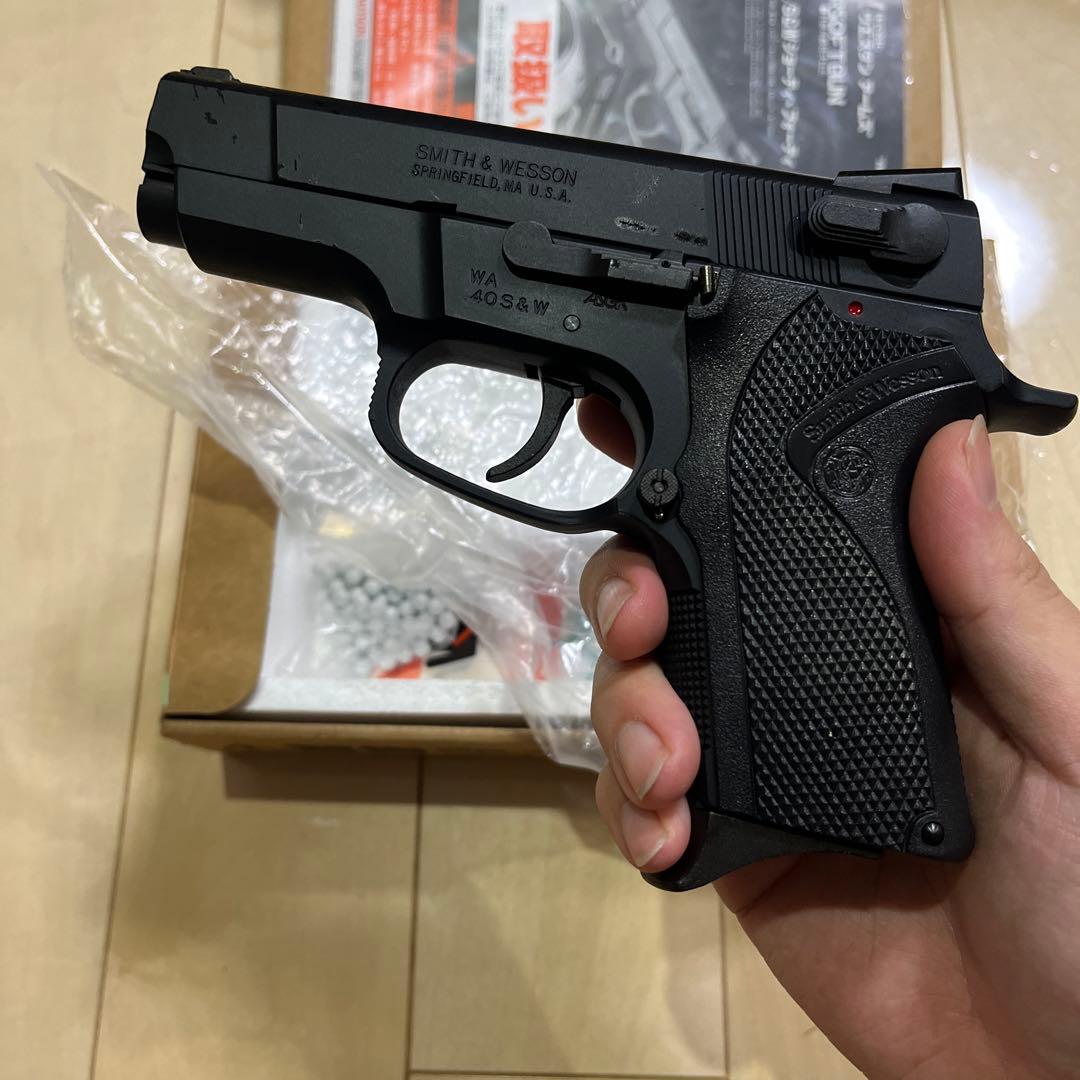 美品 WA S&W ショーティ 40 HW マグナ ブローバック ガスガン