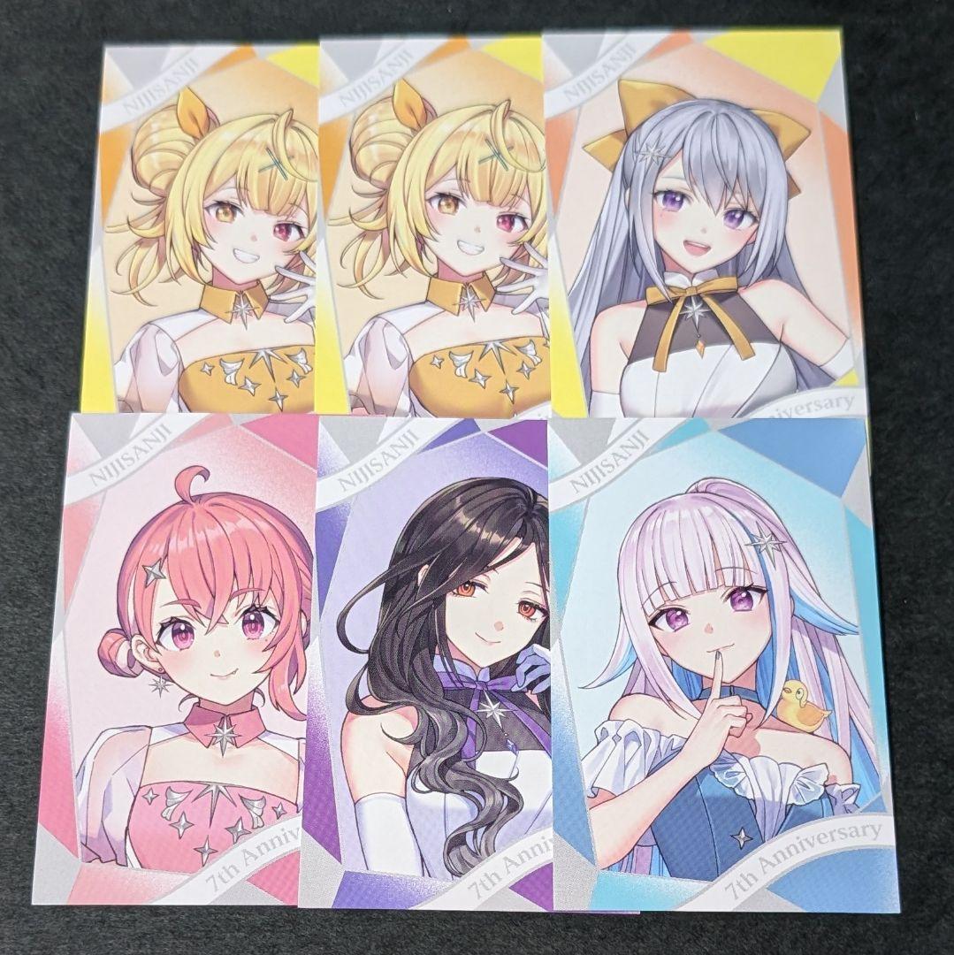 にじさんじ 7周年 チェキ 6枚セット - メルカリ