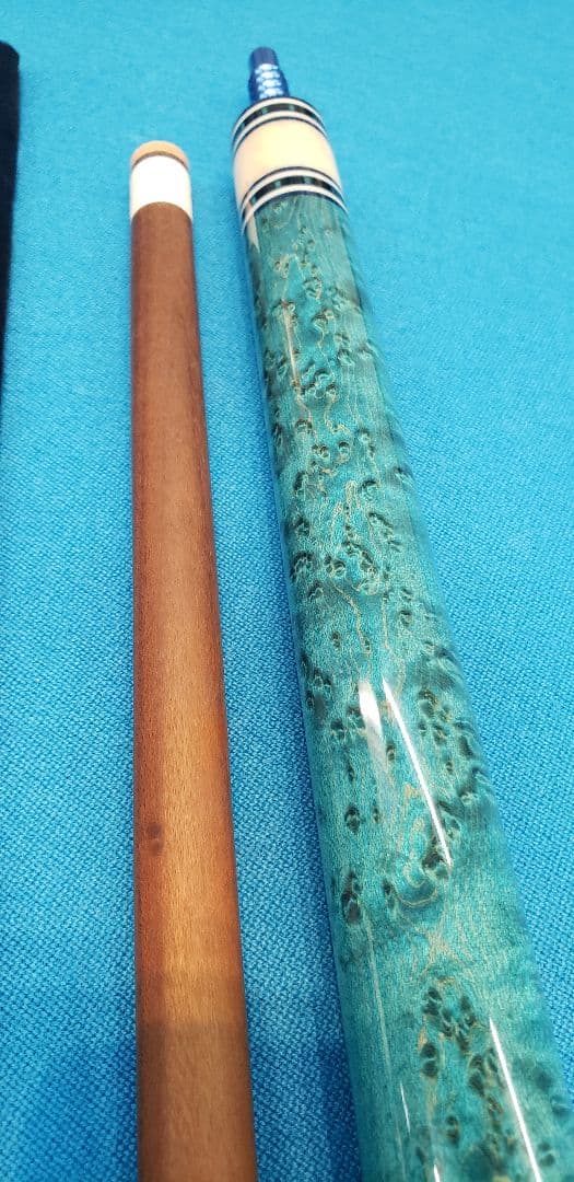 新作　早川工房カスタムキュー　ブルー