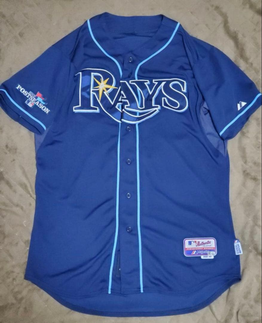 【SALE】MLB実使用　ウェズリー・ライト球団支給ユニホーム　レイズ