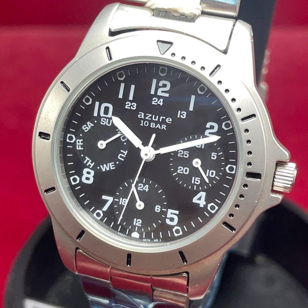 90s 希少 未使用 SEIKO ALBA azure 純正SSブレス 説明書付