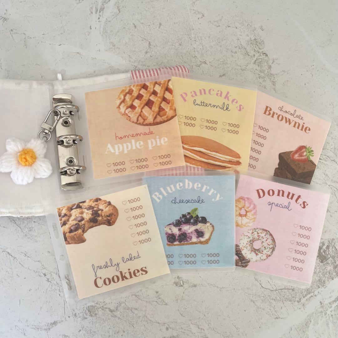 ましかくバインダー 貯金リフィル 6 枚 封筒貯金貯金チャレンジ パン