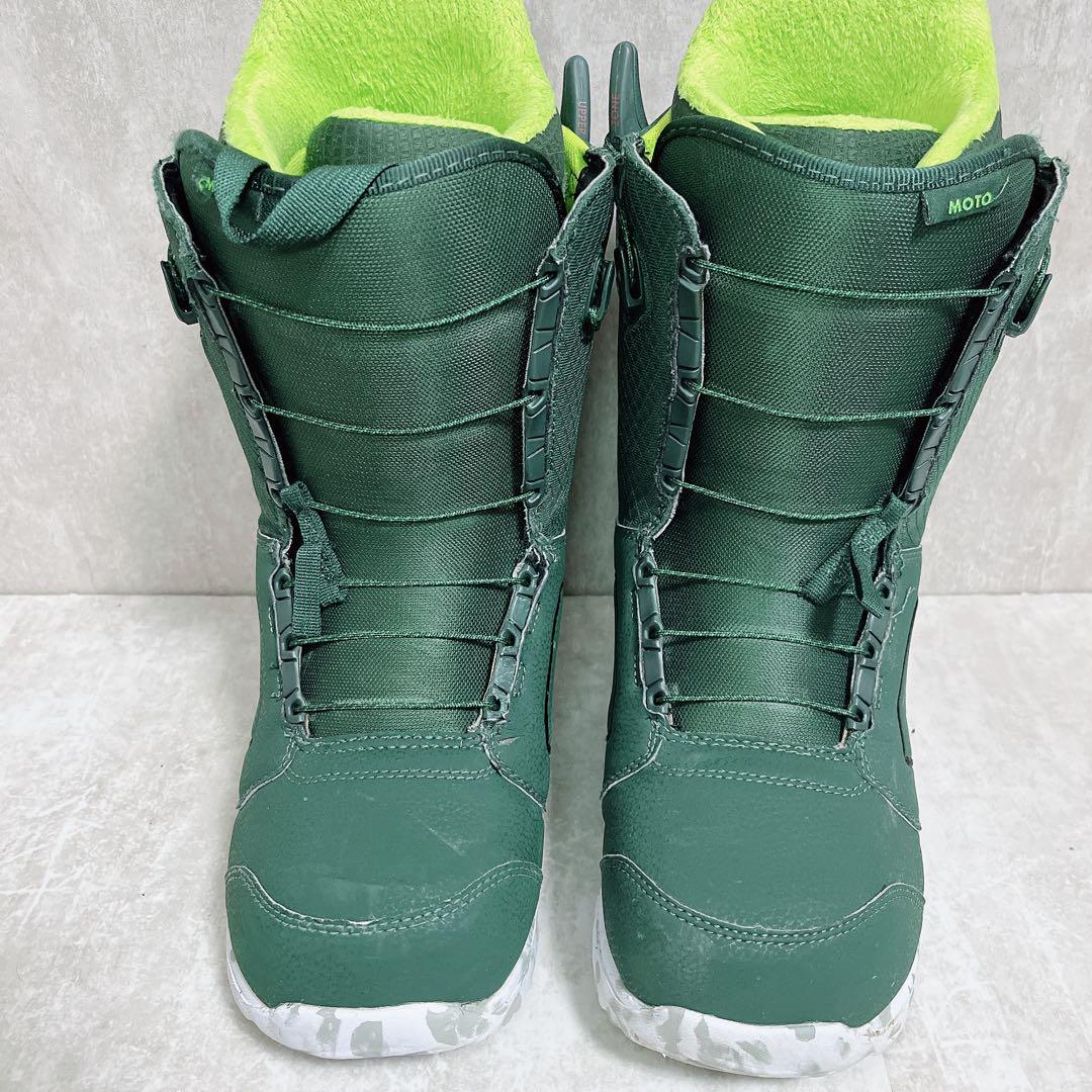 BURTON MOTO-AF スノーボードブーツ 27cm 緑　グリーン　B02