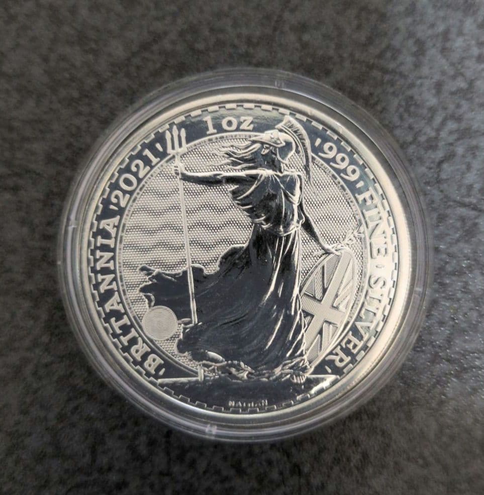 2021年 イギリス・ ブリタニア 銀貨1オンス