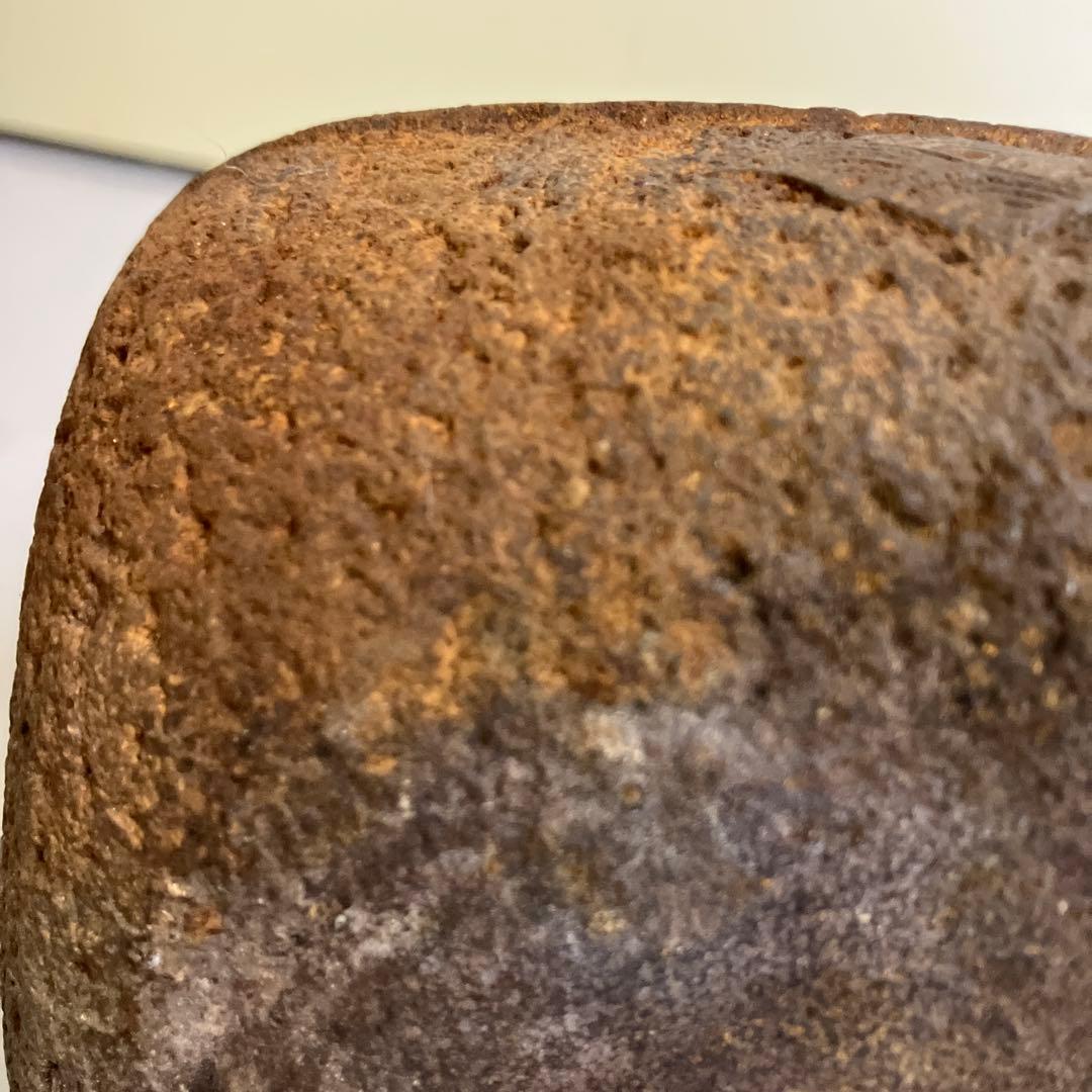 希少・骨董】南部鉄器 鉄瓶 四角型 鶴笹文 銅蓋 アンティーク 当時物