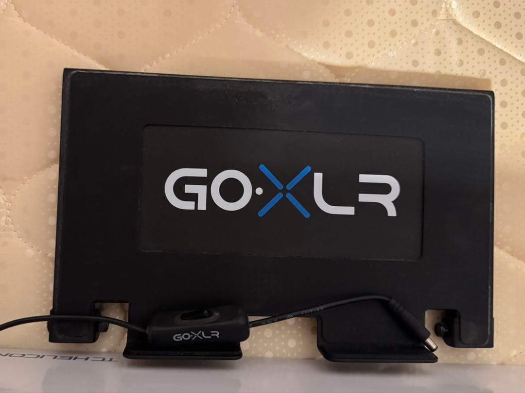 TC Helicon GO XLR 配信向け多機能オーディオインターフェー