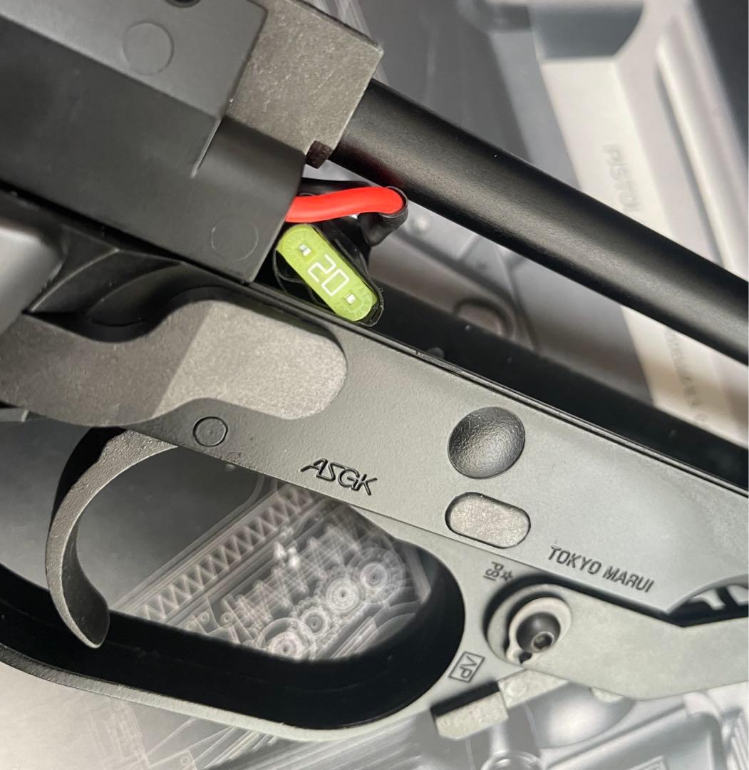 東京マルイ　電動ハンドガン　M93R シルバースライド　リポ化　SBD取付済み