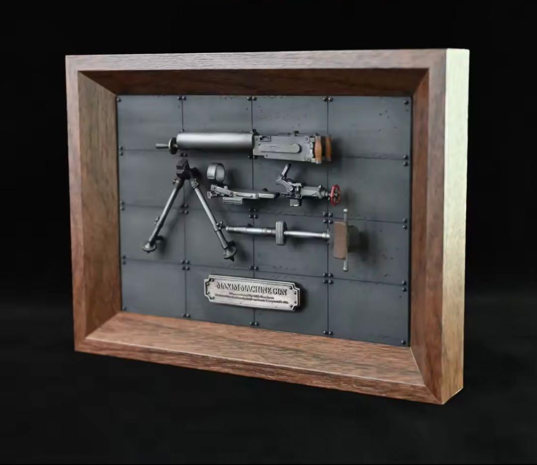 機関銃 マシンガン ディスプレイセット フォトフレーム モデル