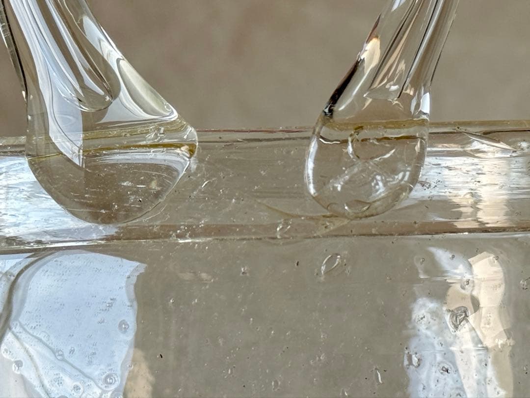 nuutajarvi ARABIA Sargasso(クリア)持ち手つきのベース