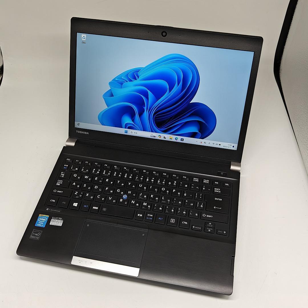 東芝】R83 爆速i7 新品SSD256GB 16GB ブラック ノートPC