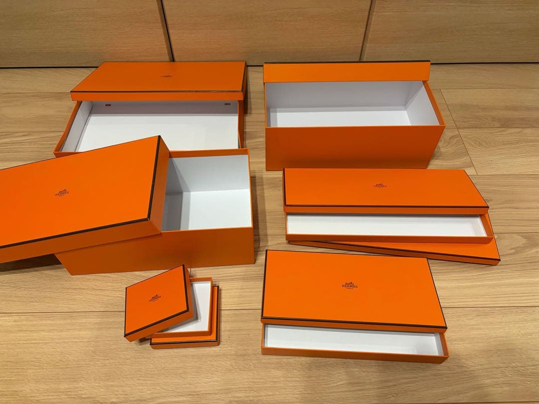 HERMES エルメス 空箱11個 ショッパー5枚